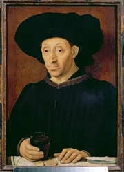 Mann mit einem Glas Wein